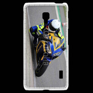 Coque LG F6 Moto sur circuit 600