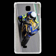 Coque LG F5 Moto sur circuit 600