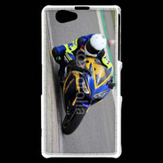 Coque Sony Xperia Z1 Compact Moto sur circuit 600