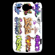 Coque HTC Wildfire G8 Graffiti vector background collection