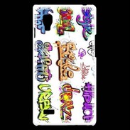 Coque LG Optimus L9 Graffiti vector background collection