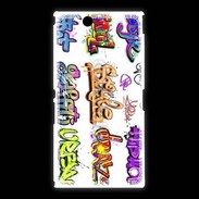 Coque Sony Xpéria Z Ultra Graffiti vector background collection