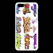 Coque iPhone 5C Graffiti vector background collection