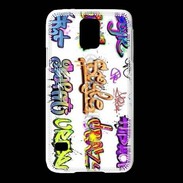 Coque Samsung Galaxy S5 Graffiti vector background collection
