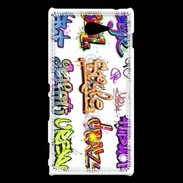 Coque Sony Xperia M2 Graffiti vector background collection