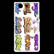 Coque Sony Xperia Z3 Compact Graffiti vector background collection