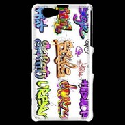 Coque Sony Xperia Z1 Compact Graffiti vector background collection