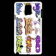 Coque Samsung Galaxy Note 4 Graffiti vector background collection