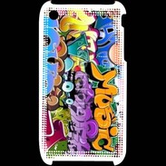 Coque iPhone 3G / 3GS Graffiti seamless background. Hip-hop art