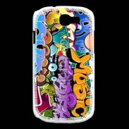 Coque Samsung Galaxy Express Graffiti seamless background. Hip-hop art