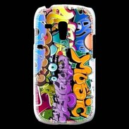 Coque Samsung Galaxy S3 Mini Graffiti seamless background. Hip-hop art
