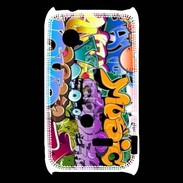 Coque Sony Xperia Typo Graffiti seamless background. Hip-hop art