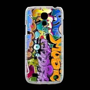 Coque Samsung Galaxy S4mini Graffiti seamless background. Hip-hop art