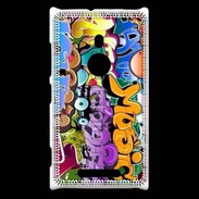 Coque Nokia Lumia 925 Graffiti seamless background. Hip-hop art