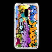 Coque Nokia Lumia 620 Graffiti seamless background. Hip-hop art