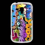 Coque Samsung Galaxy Trend Graffiti seamless background. Hip-hop art