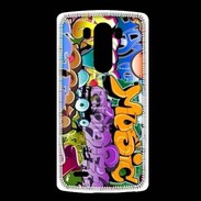 Coque LG G3 Graffiti seamless background. Hip-hop art