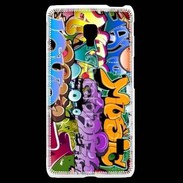 Coque LG F6 Graffiti seamless background. Hip-hop art