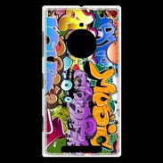 Coque Nokia Lumia 830 Graffiti seamless background. Hip-hop art