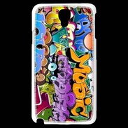 Coque Samsung Galaxy Note 3 Light Graffiti seamless background. Hip-hop art