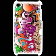 Coque iPhone 3G / 3GS graffiti seamless background 500
