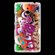 Coque Nokia Lumia 1320 graffiti seamless background 500