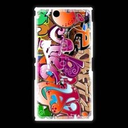 Coque Sony Xpéria Z Ultra graffiti seamless background 500