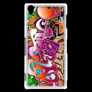 Coque Sony Xperia Z3 graffiti seamless background 500