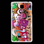 Coque LG F5 graffiti seamless background 500