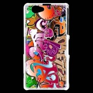 Coque Sony Xperia Z1 Compact graffiti seamless background 500