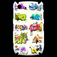 Coque Blackberry 8520 Graffiti wall vector urban art