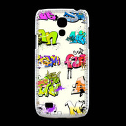 Coque Samsung Galaxy S4mini Graffiti wall vector urban art