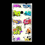 Coque Nokia Lumia 520 Graffiti wall vector urban art
