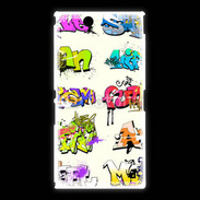 Coque Sony Xpéria Z Ultra Graffiti wall vector urban art