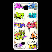 Coque LG F5 Graffiti wall vector urban art