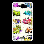 Coque HTC Desire 516 Graffiti wall vector urban art