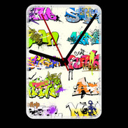 Grande pendule murale Graffiti wall vector urban art