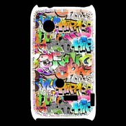 Coque Sony Xperia Typo Graffiti seamless background. Urban art