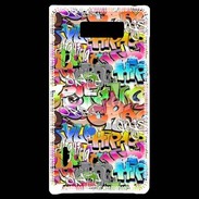 Coque LG Optimus L7 Graffiti seamless background. Urban art