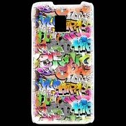 Coque LG P990 Graffiti seamless background. Urban art