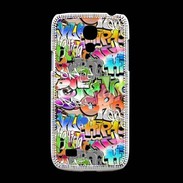 Coque Samsung Galaxy S4mini Graffiti seamless background. Urban art