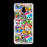 Coque HTC One Mini Graffiti seamless background. Urban art