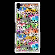 Coque Sony Xperia Z3 Graffiti seamless background. Urban art