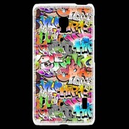Coque LG F6 Graffiti seamless background. Urban art