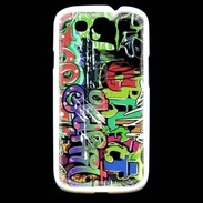Coque Samsung Galaxy S3 graffiti wall vector seamless background