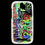 Coque HTC One SV graffiti wall vector seamless background