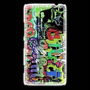 Coque Nokia Lumia 1320 graffiti wall vector seamless background