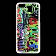 Coque iPhone 5C graffiti wall vector seamless background
