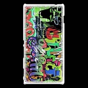 Coque Sony Xperia M2 graffiti wall vector seamless background