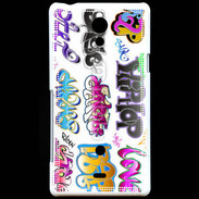 Coque Sony Xperia T Graffiti vector 850